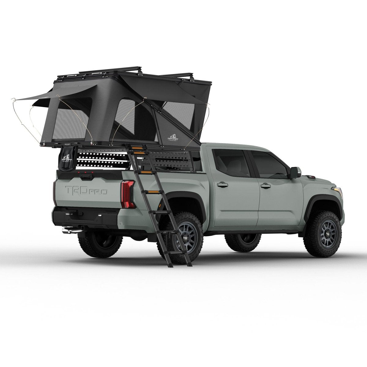 Tuff Stuff Alpine 61 Aluminum Hard Shell Rooftop Tent, 2-3 Person