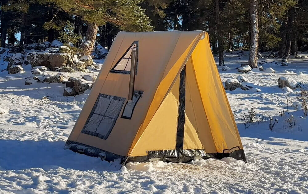 Air Bushcraft A-Frame Premium Inflatable Tent — 2–3 Person All-Season Shelter