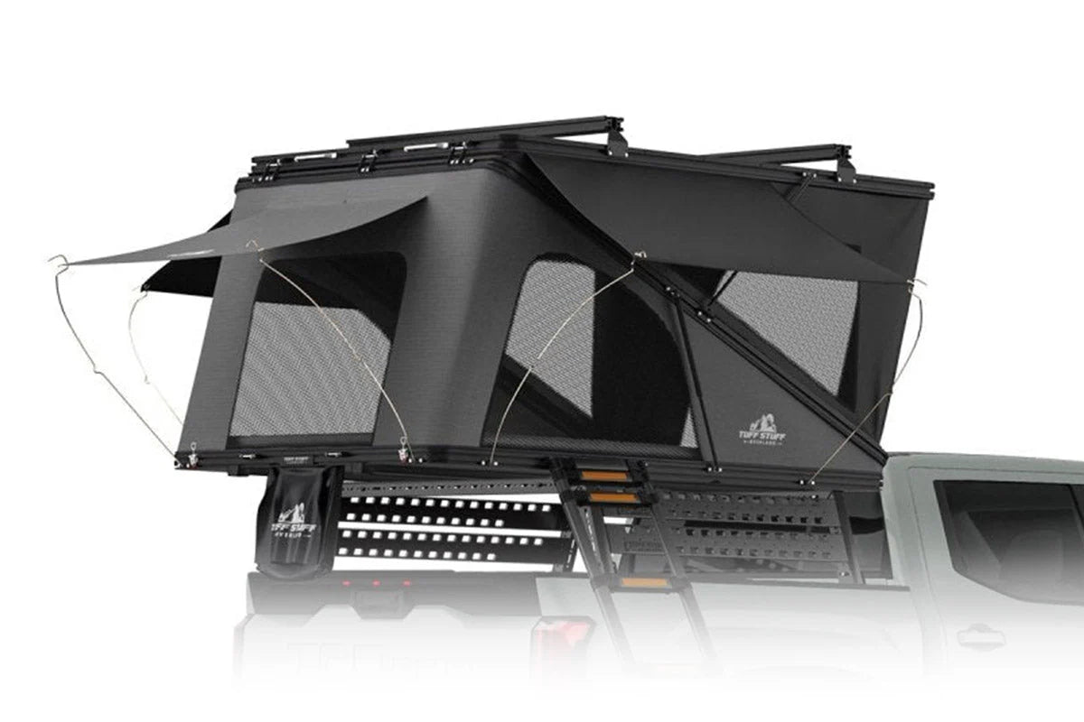 Tuff Stuff Alpine 61 Aluminum Hard Shell Rooftop Tent, 2-3 Person