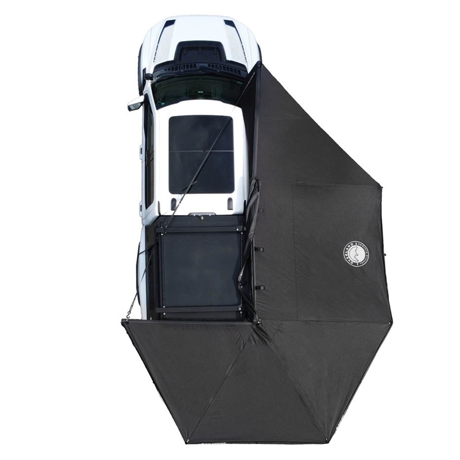 OVS XD Nomadic 270° Awning with LED Lights – Black-Out Edition