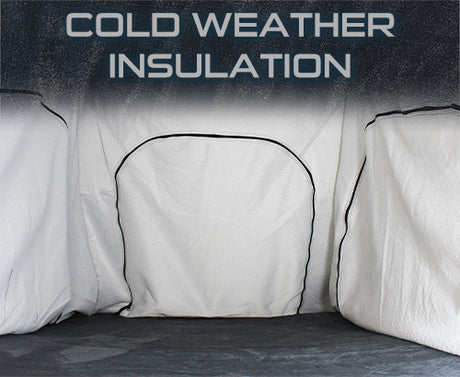 XD Sherpa Hybrid Soft Shell Roof Top Tent, Blue Body & Black Rainfly