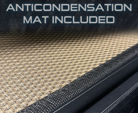 XD Lhotse Clam Shell Aluminum Hard Shell Roof Top Tent, Blue Body & Black Rainfly