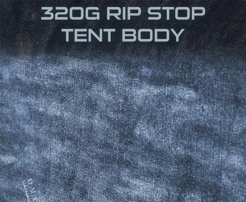 XD Sherpa Hybrid Soft Shell Roof Top Tent, Blue Body & Black Rainfly