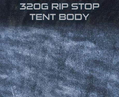 XD Sherpa Hybrid Soft Shell Roof Top Tent, Blue Body & Black Rainfly