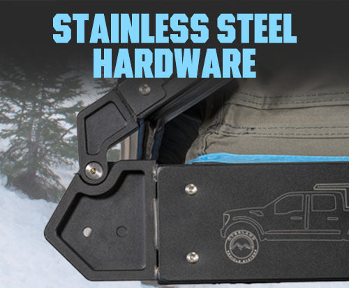 MagPak Overland Camper Shell Roof Top Tent Combo with Lights, Molle Panels