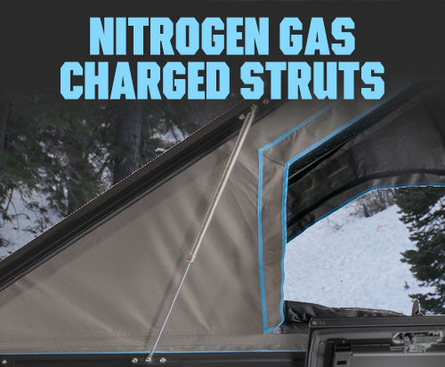 MagPak Overland Camper Shell Roof Top Tent Combo with Lights, Molle Panels