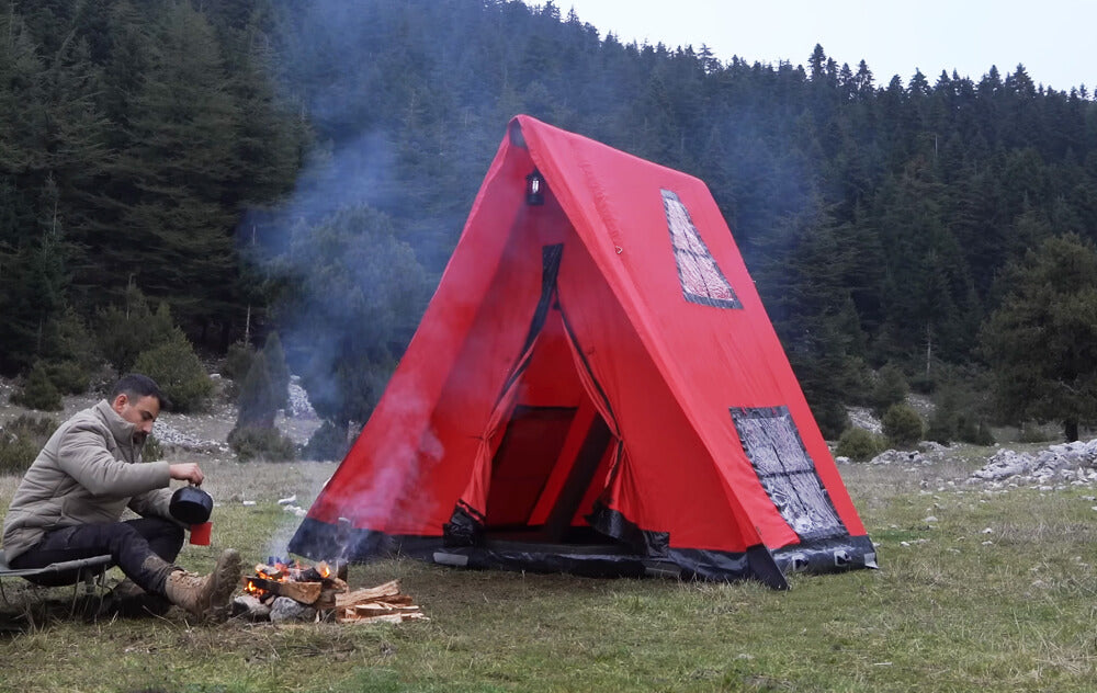 Air Bushcraft A-Frame Premium Inflatable Tent — 2–3 Person All-Season Shelter