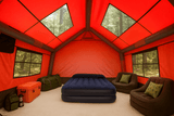 All-Season Inflatable Family Canvas Cabin Tent — 6 to 8 Person (Hunter & Camper Edition)