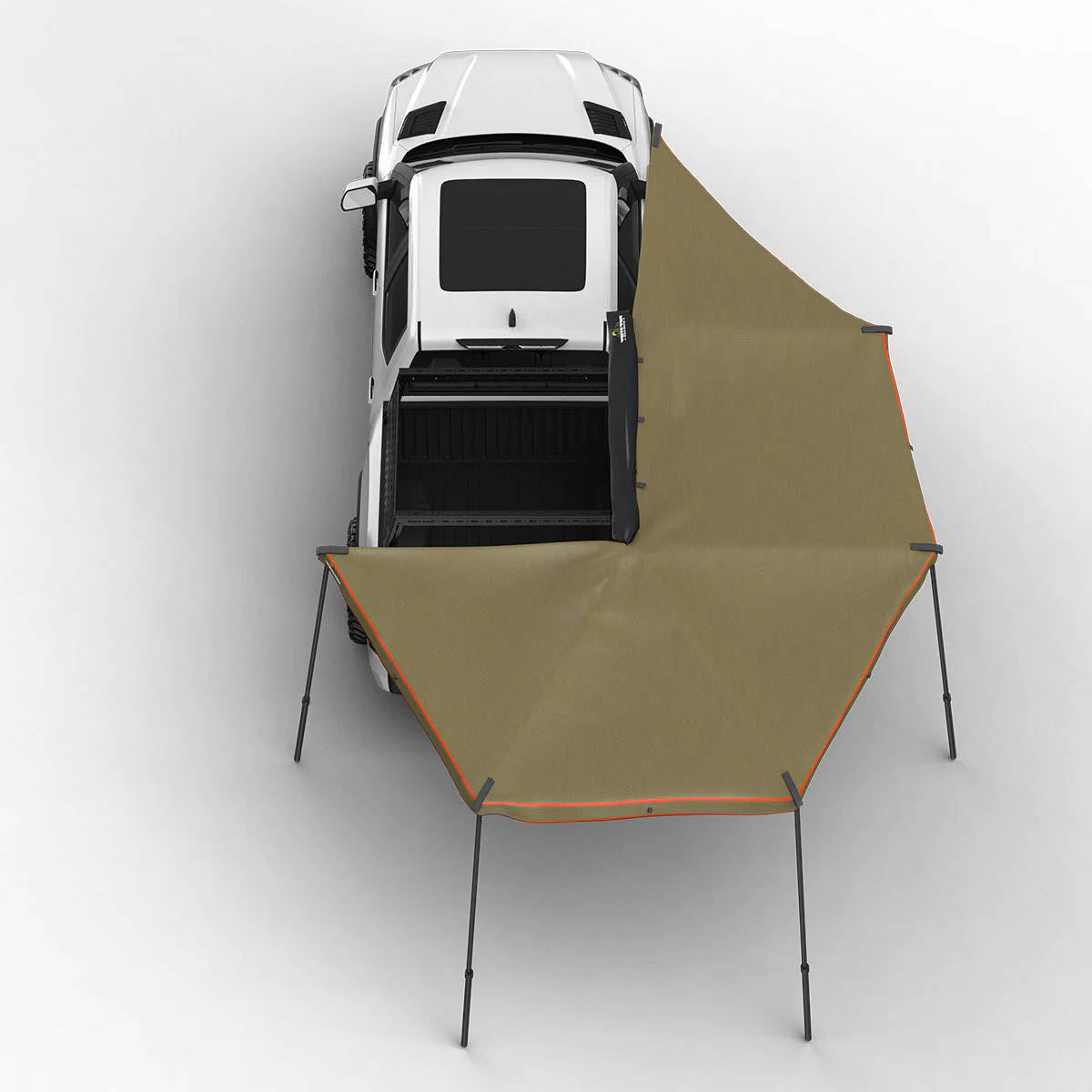 270 Degree Awning, XL, Passenger Side, C-Channel Aluminum, Olive