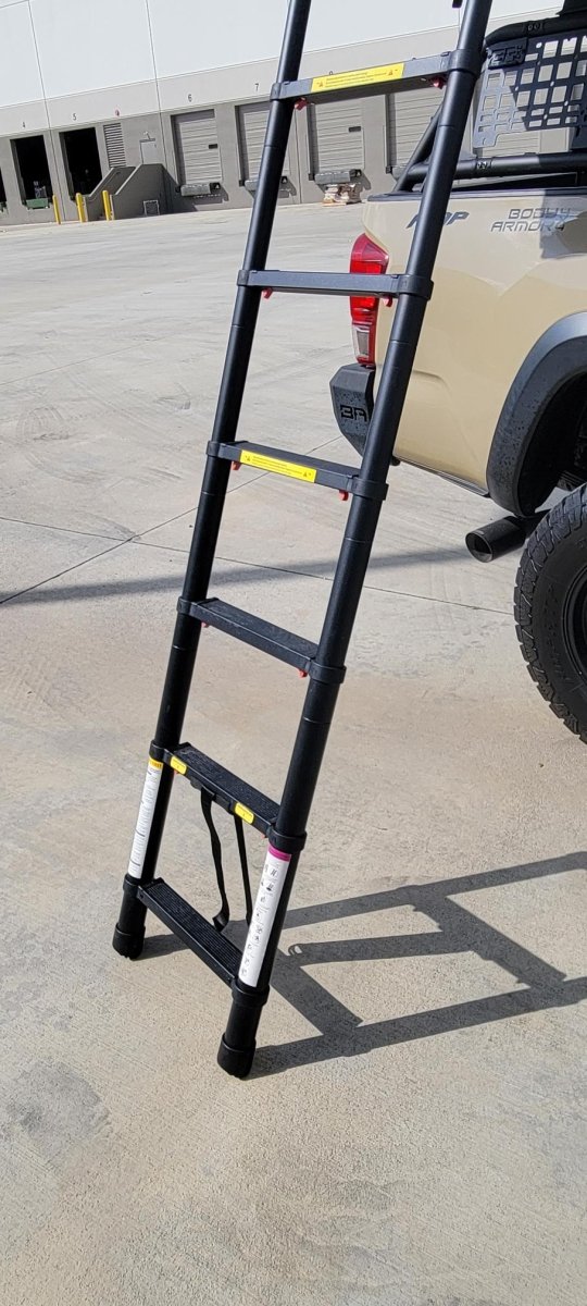 Tuff Stuff Alpha Hard Shell Rooftop Tent – 2–3 Person, ABS Construction, Black