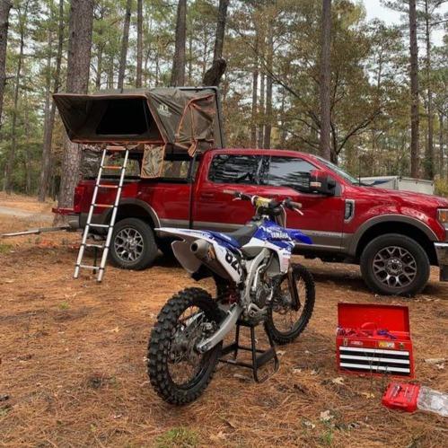 Tuff Stuff Alpha Hard Shell Rooftop Tent – 2–3 Person, ABS Construction, Black