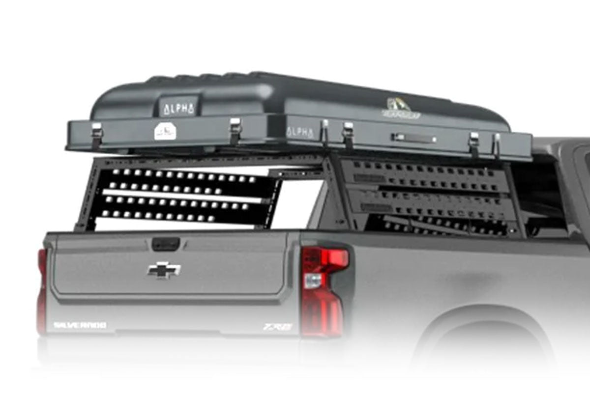 Tuff Stuff Alpha Hard Shell Rooftop Tent – 2–3 Person, ABS Construction, Gray