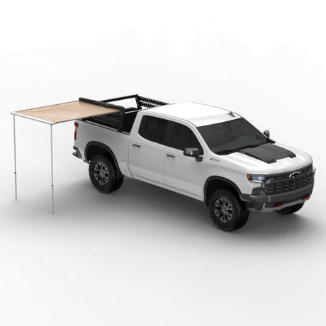 Truck or Car Awning, 4.5x6 Feet, Poly-Cotton Ripstop Fabric, Tan