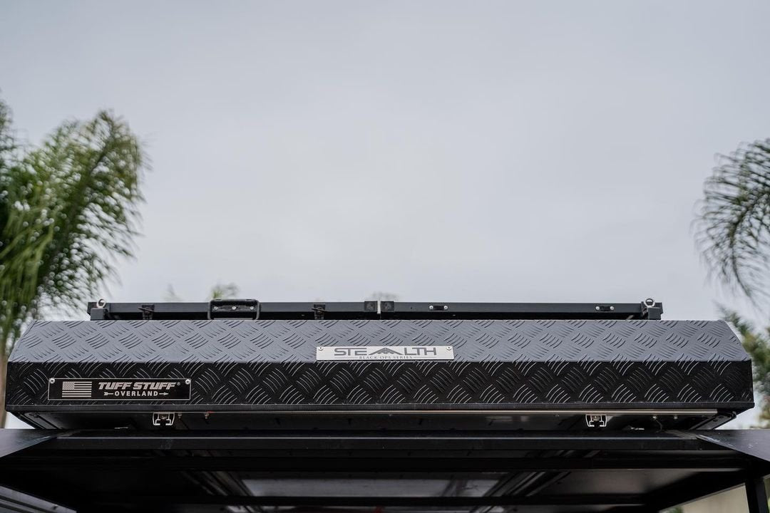 Tuff Stuff Stealth Aluminum Hard Shell Rooftop Tent – 3 Person